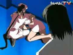 Sexy hentai nurse gets fucked