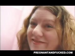 Chunky Preggo Babe Banged