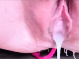 Incredible Open Pussy Closeup Ejaculation in HD