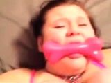 my soaking pussy devours my dildo