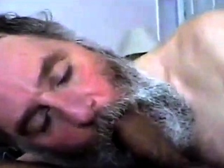 Bearded Daddy Suck and Swallow