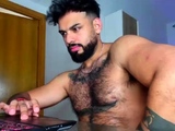 Solo masturbation and gay climax