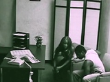 Black Couple Fucking in office